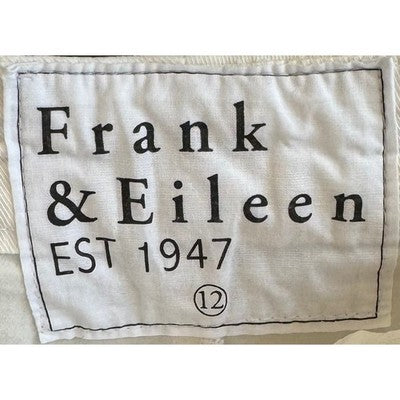 Frank & Eileen White Blackstone Italian Jeans Performance Utility Pant Sz. 31