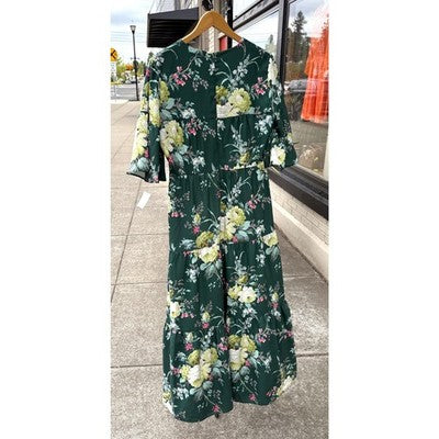 TUCKERNUCK Green & White Hyacinth Dress - Medium