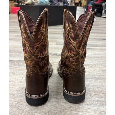 Justin Brown Men's Western Leather Driller 11" Waterproof Cowboy Boots Sz. 13