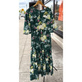 TUCKERNUCK Green & White Hyacinth Dress - Medium