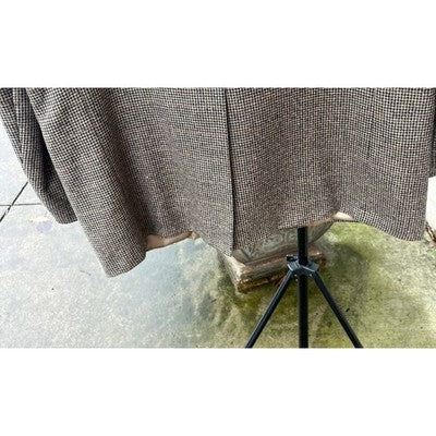Vintage Men’s Burberrys Tan & Black Houndstooth Wool Blazer Burberry Jacket - XL