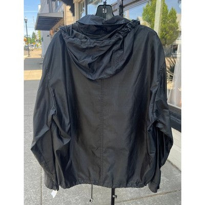 LOUIS VUITTON Black International LV Cup Hooded Windbreaker Men's Jacket - Large