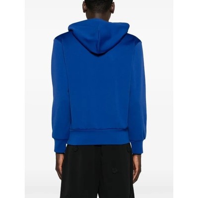 COMME des GARCONS Play Blue Men's Heart Drawstring Pullover Hoodie - XL
