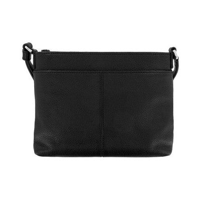 SOLD! Brighton Black Ferrera City Organizer Leather Crossbody Medallion Bag