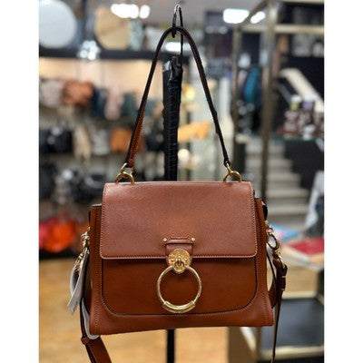 SOLD! CHLOE Caramel Brown Tess Small Day Bag Leather Top Handle Handbag NEW!