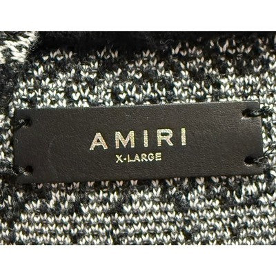 AMIRI Bleach Men’s Bandana B-Ball Cotton Cashmere Hoodie Sweatshirt - XL