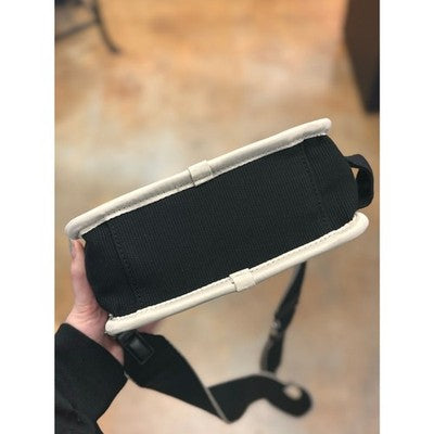Marc Jacobs Black & White Canvas Crossbody The Camera Bag
