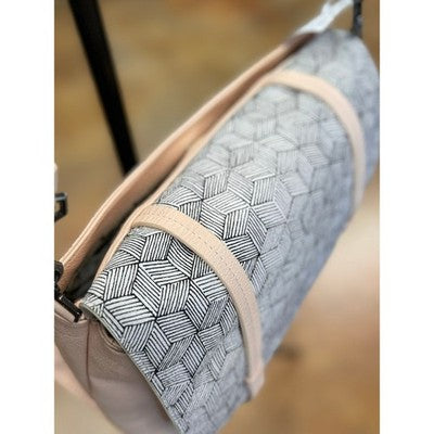 MIN & MON Harold Fanny Pack Groovy Reversible Leather Crossbody Bag