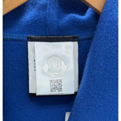 SOLD! MONCLER Mantella Fringed Wool Cape Quilted Velvet Down Filled Sleeve Coat - Small