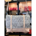 MIN & MON Harold Fanny Pack Groovy Reversible Leather Crossbody Bag
