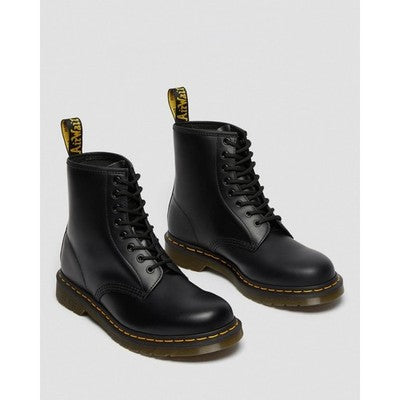 Dr. Martens Black Sz. 8 1460 W 8 Eyelet Leather Combat Boots New w/ Bo