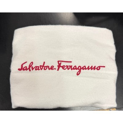 SOLD! Salvatore Ferragamo Black Leather Shoulder Gancini Luisa Nero Calf Bag w/Box