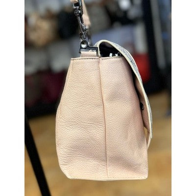 MIN & MON Harold Fanny Pack Groovy Reversible Leather Crossbody Bag