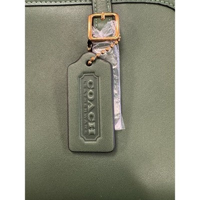 SOLD! COACH Hunter Green Glovetanned Leather Swing Zip Bag CM565 New w/Tags