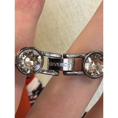 SOLD! Vintage 80’s GIVENCHY Rose Champagne Rivière Rose Gold-Tone Crystal Choker Necklace