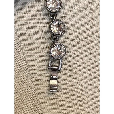 SOLD! Vintage 80’s GIVENCHY Rose Champagne Rivière Rose Gold-Tone Crystal Choker Necklace