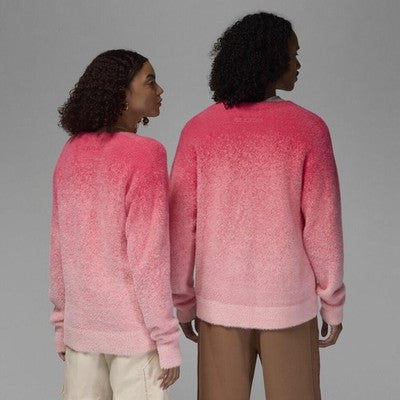 NIKE Pink Men’s Air Jordan Cardigan Aster Pink Unisex Sweater (New w/tags) - Medium