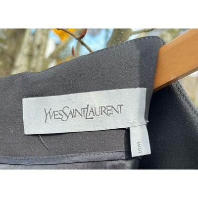 Yves Saint Laurent Fully Lined Leather Panelled Mondrian Women's Dress Sz. 38
