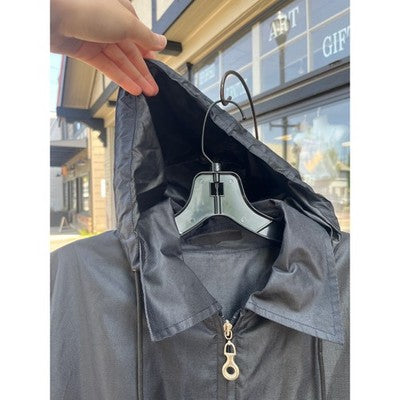 LOUIS VUITTON Black International LV Cup Hooded Windbreaker Men's Jacket - Large