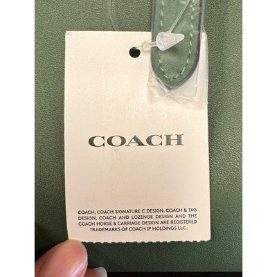 SOLD! COACH Hunter Green Glovetanned Leather Swing Zip Bag CM565 New w/Tags