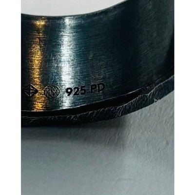 TODD REED Signed Men's Sterling Palladium 925 PD Hand Forged Ring Sz. 9 1/2