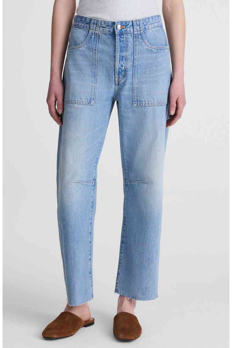 Madewell The Darted Barrel Leg Jean Sz. 27