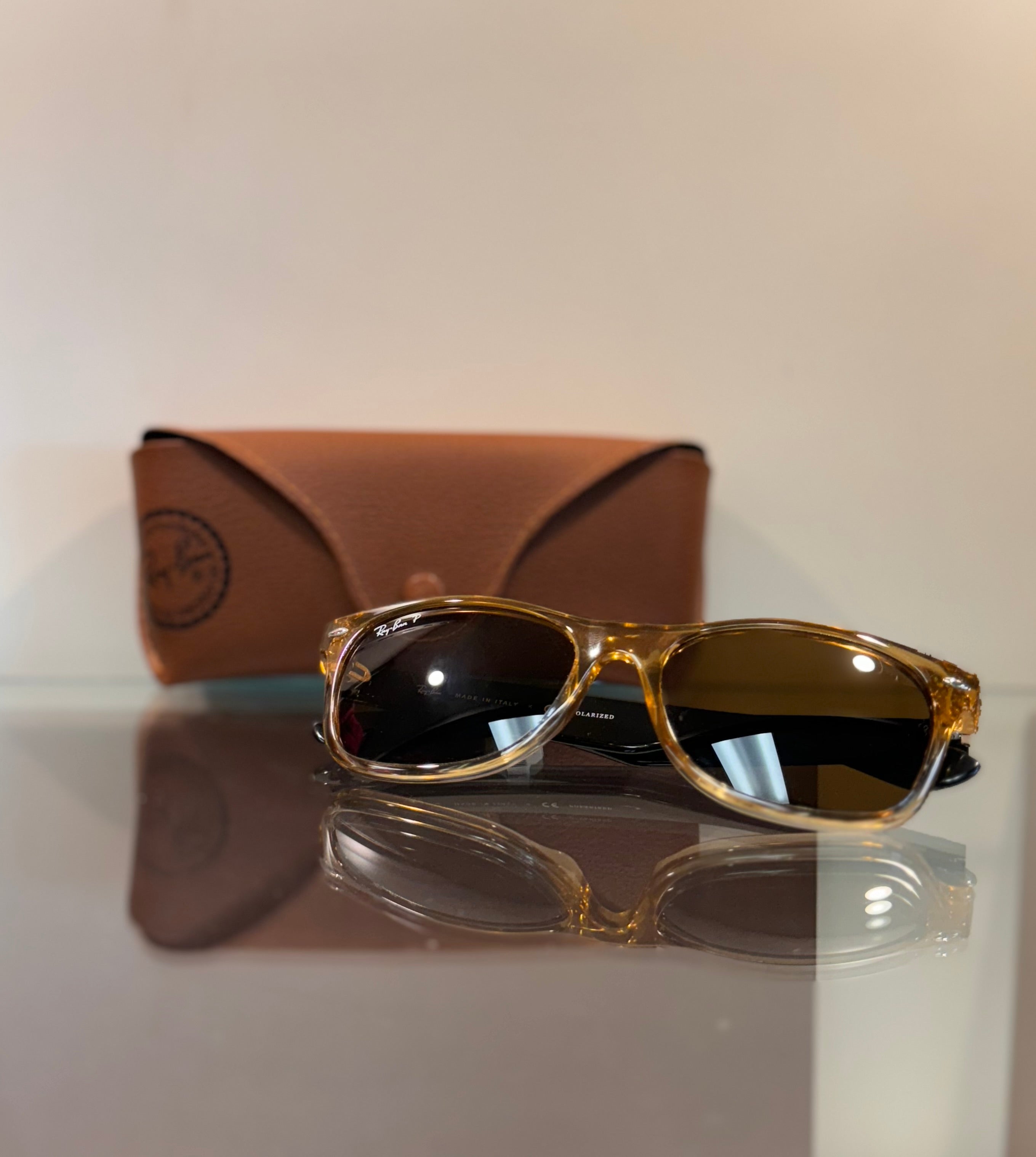 SOLD! Ray Ban Polarized Wayfarer Sunglasses w/Case!