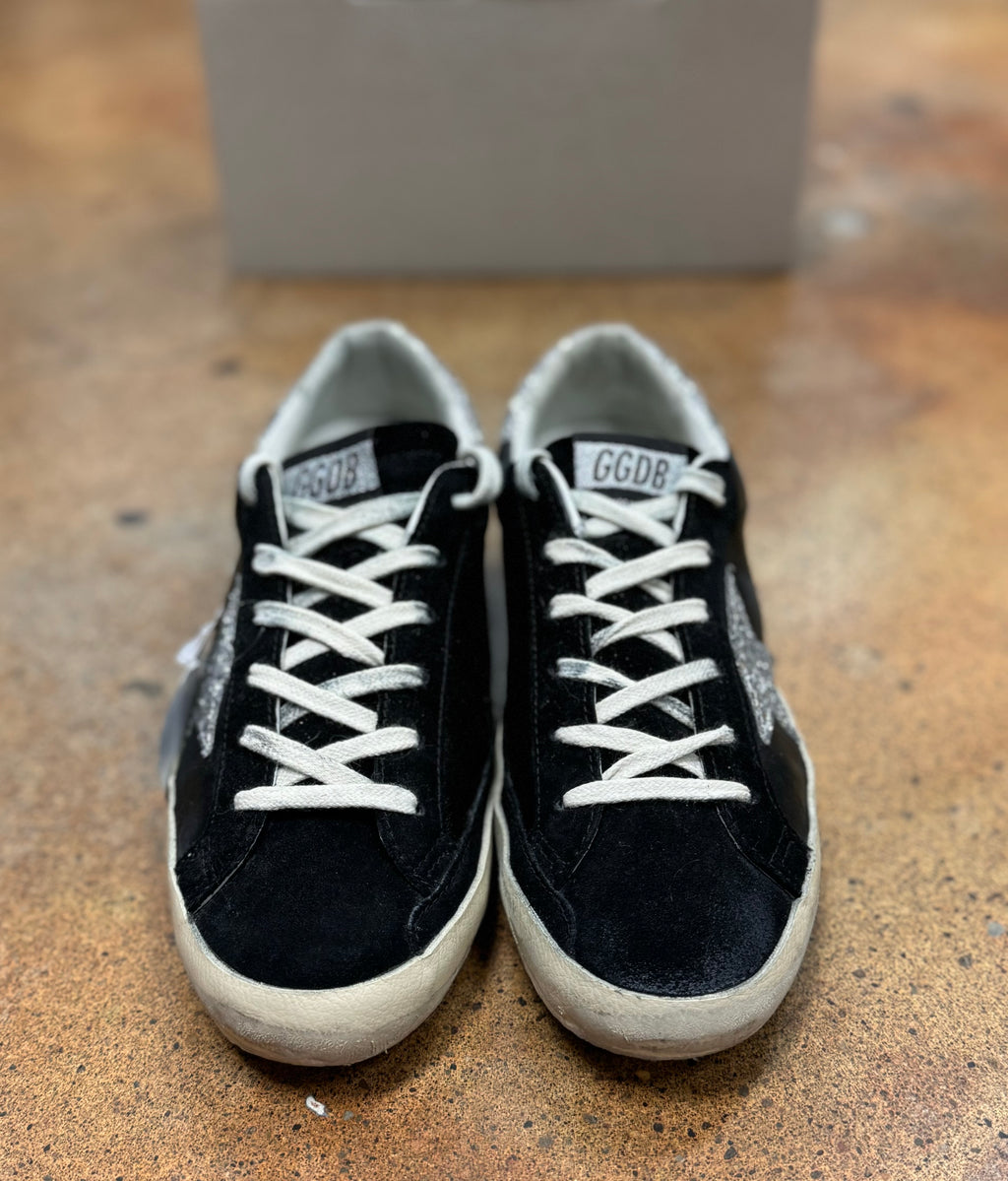 GOLDEN GOOSE Super Star Low Top Glitter Sneaker Sz. 39 / 9