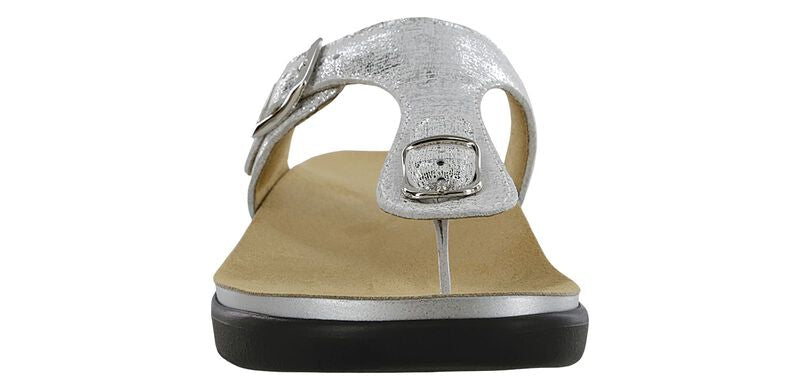SAS Silver Thong Sanibel Sandals Sz. 11 NEW w/Box!