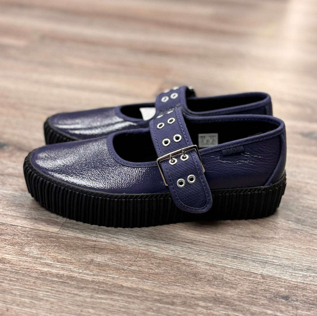 VANS Scarpe Mary Jane Creeper Navy Shoes (New) Sz. 8