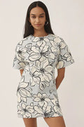 Dhruv Kapoor (Anthropologie) Short-sleeve Denim Mini Dress - XL