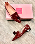 Kate Spade Patent Leather Madyson Pointed Toe Flats Sz. 7 1/2 w/Box