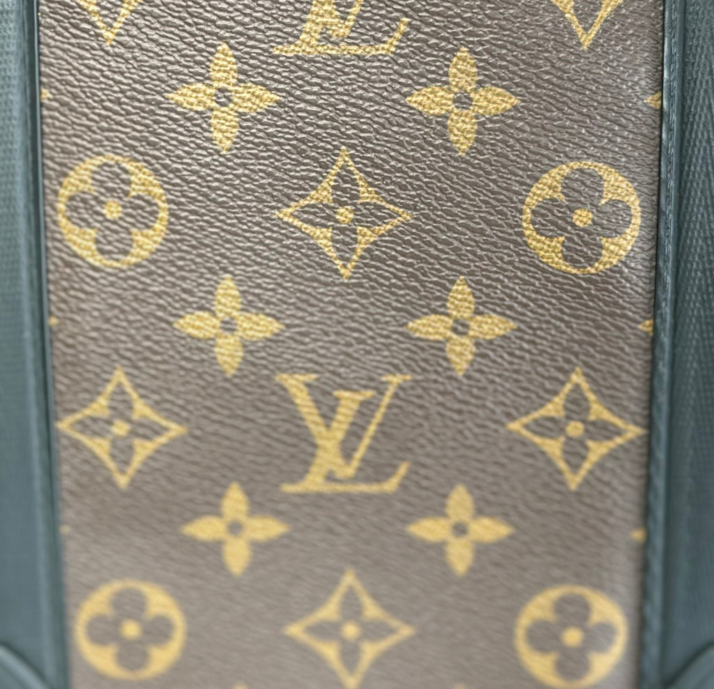 LOUIS VUITTON Brown Monogram Canvas Inventeur Waterproof Duffle Bag