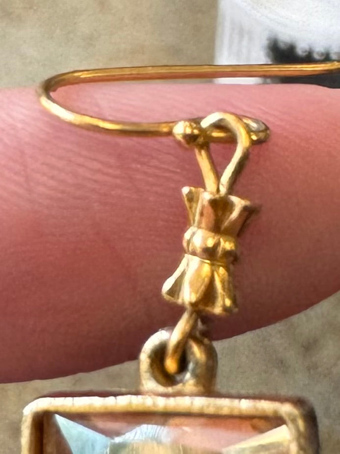 Virgins Saints & Angels Gold-Tone Blessed Virgin Mary Earrings