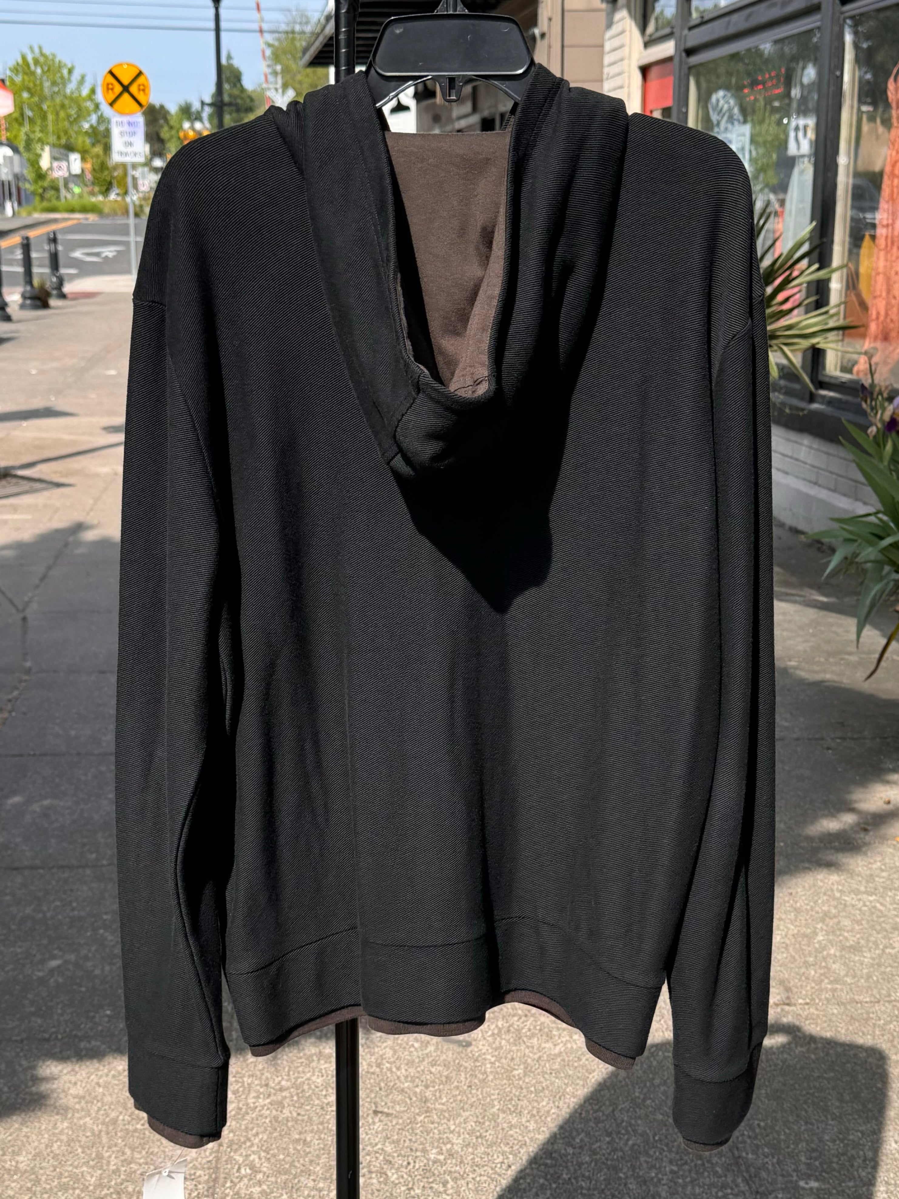 BOSS Men’s Black Hooded Zip Up Jacket XL