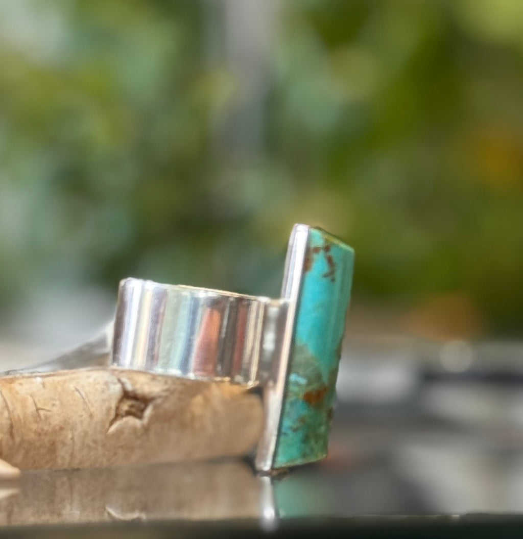 JAY KING Sterling Silver & Turquoise Ring Sz. 7