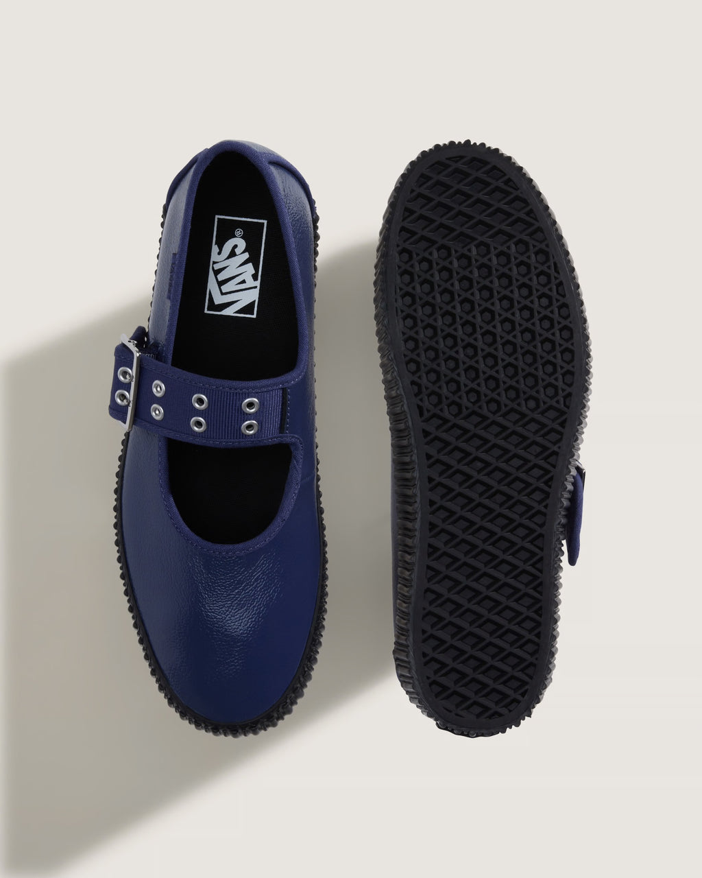 VANS Scarpe Mary Jane Creeper Navy Shoes (New) Sz. 8