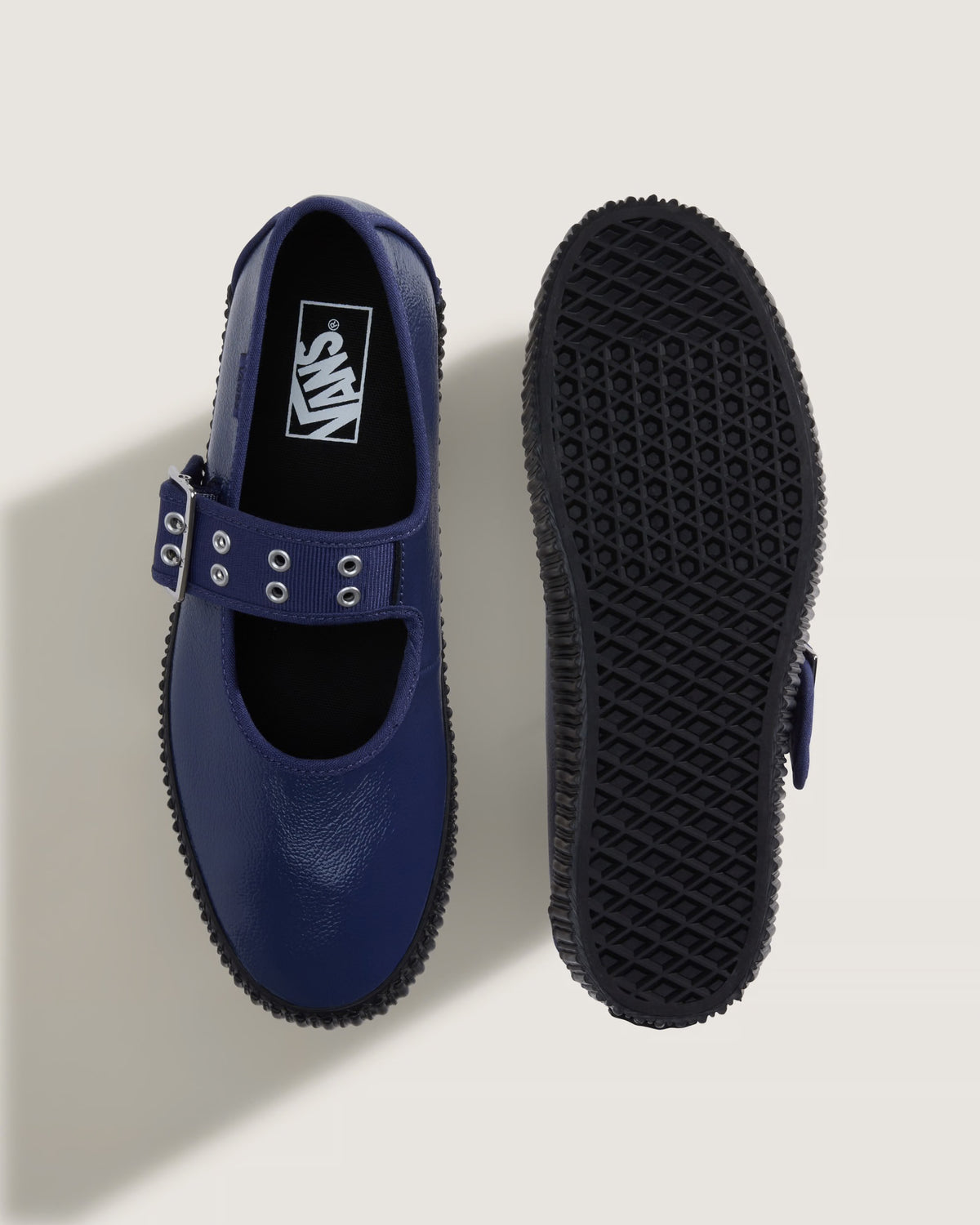 VANS Scarpe Mary Jane Creeper Navy Shoes (New) Sz. 8