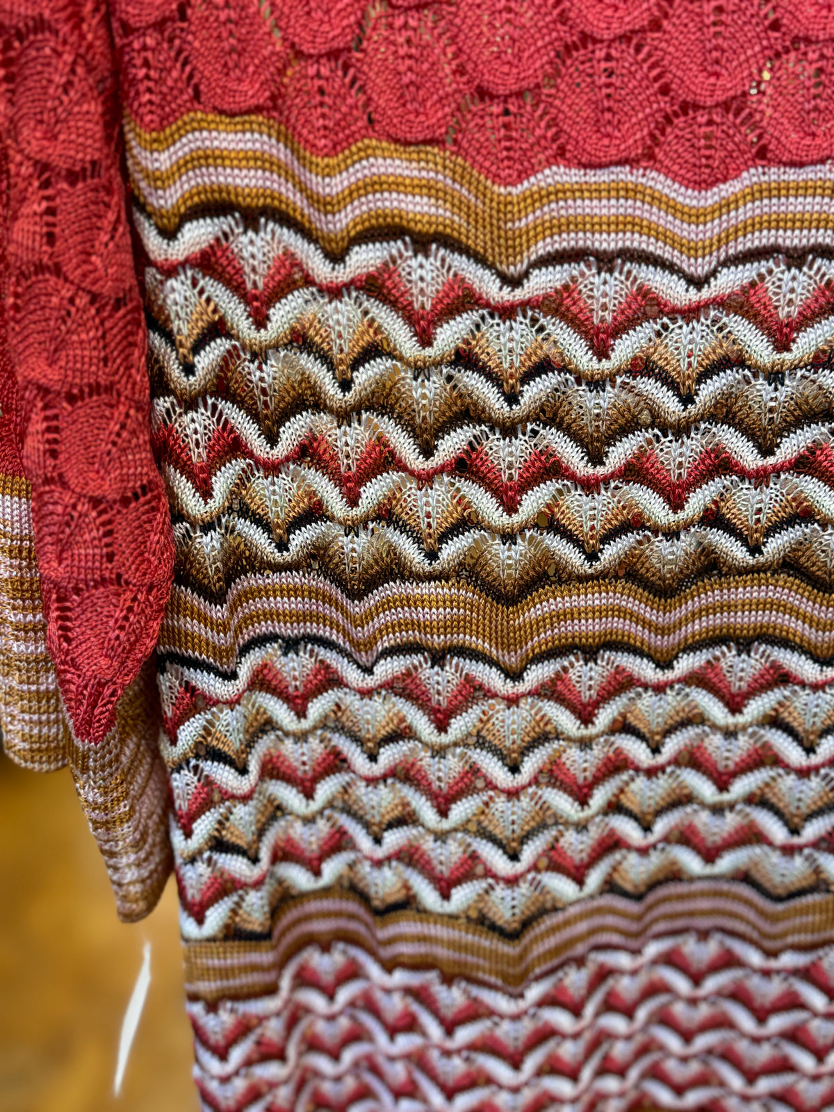 MISSONI Pink Knit 90’s Vintage Short Sleeve Sweater Sz. S/M