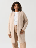 VINCE. Wool/Alpaca Blend Textured Soft Car Coat Duster Sweater - Large