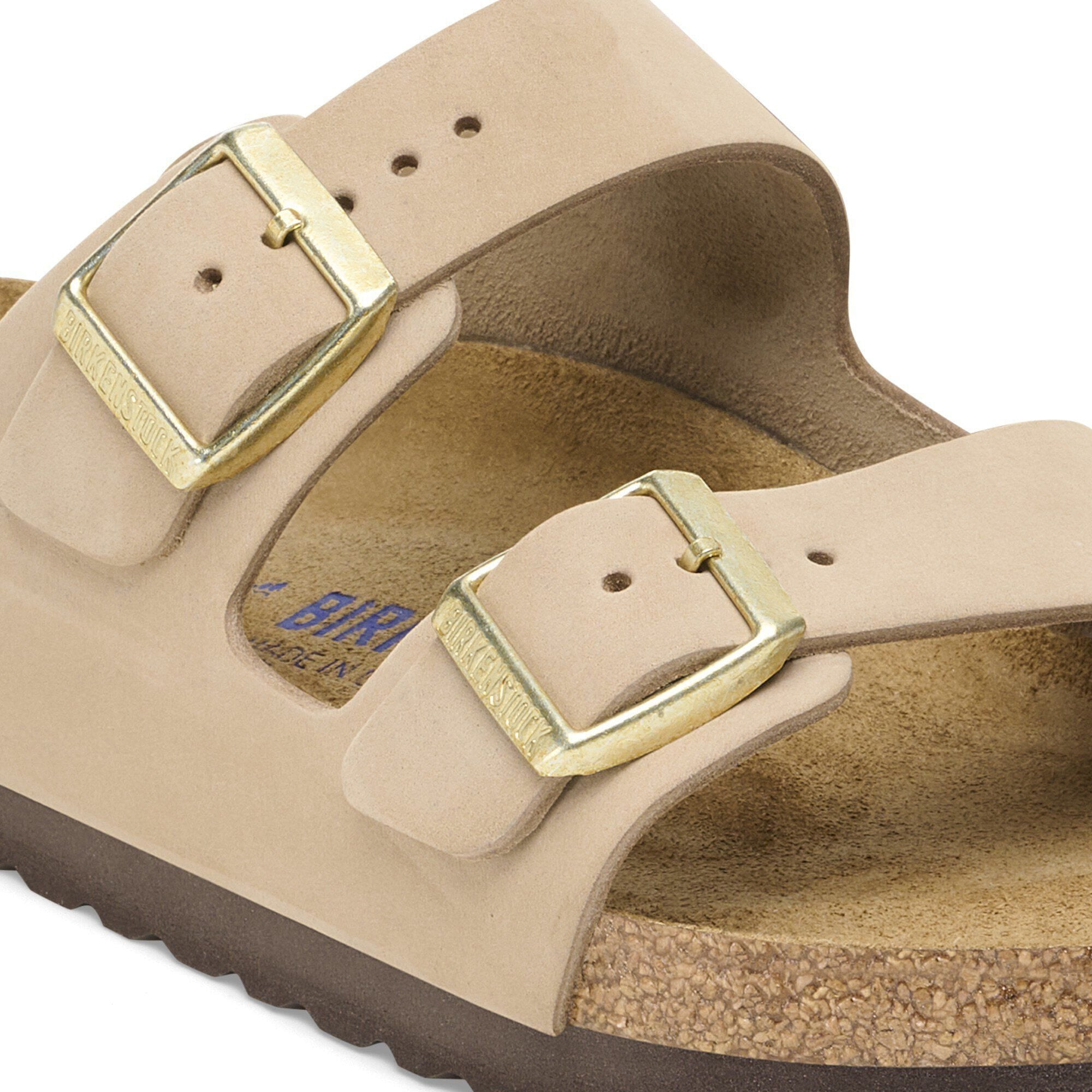 BIRKENSTOCK Sandcastle Arizona Soft Footbed Suede Sandals Sz. 8 / 7-7.5