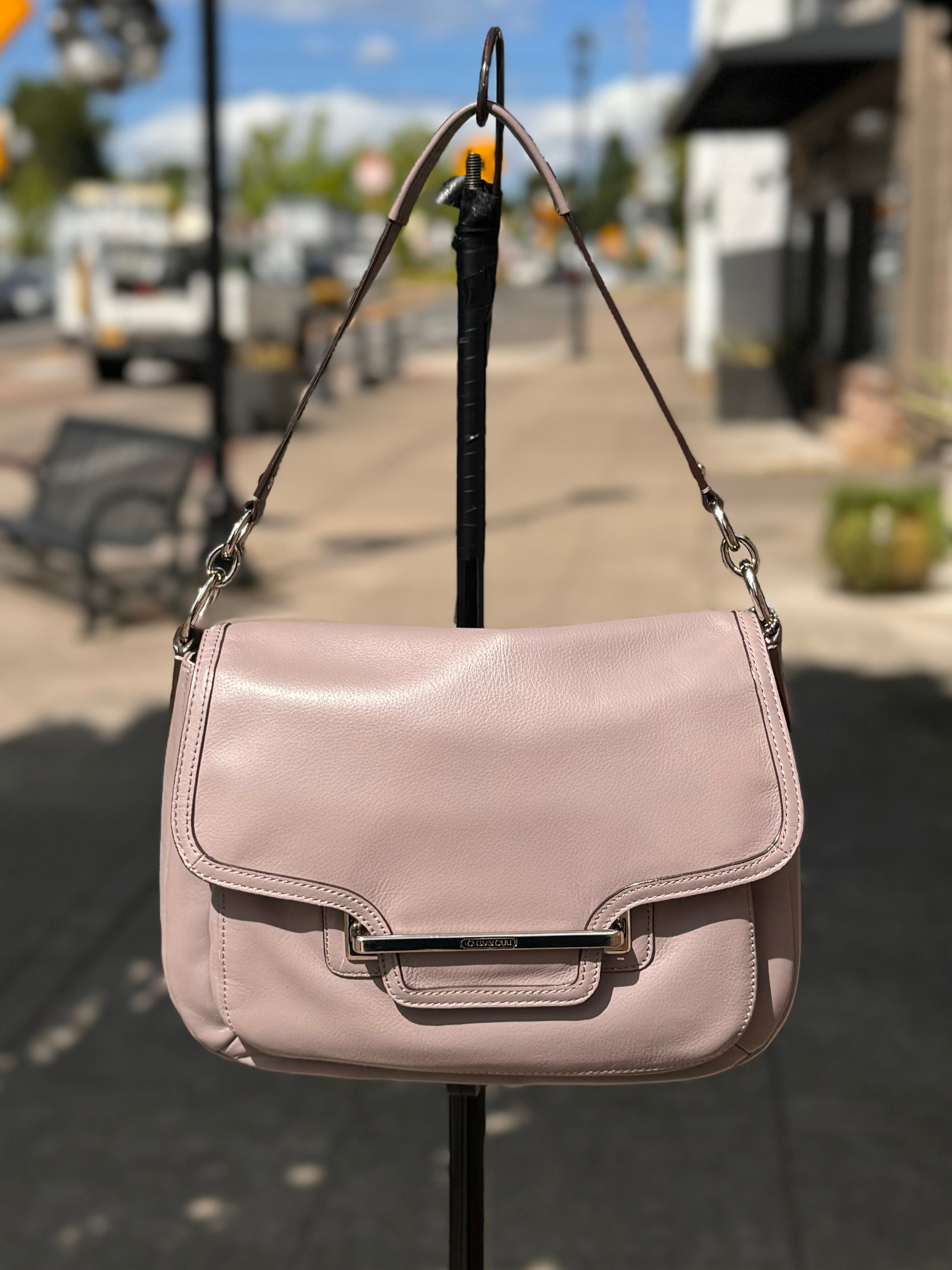 COACH Taylor Flap Leather Shoulder Bag