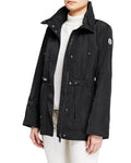 MONCLER Ocre Drawstring Short Parka Sz. 1