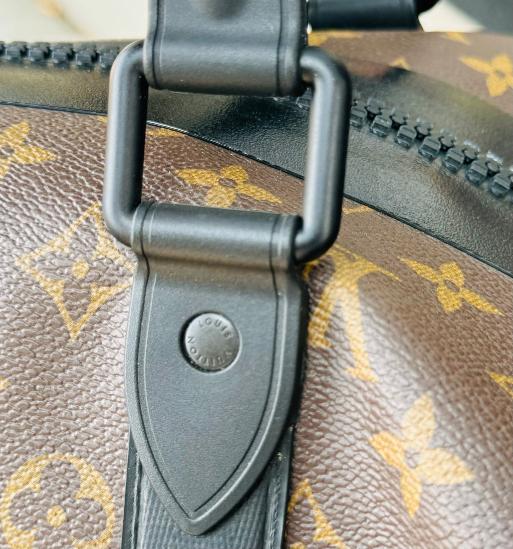 LOUIS VUITTON Brown Monogram Canvas Inventeur Waterproof Duffle Bag
