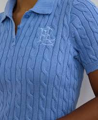 Polo Ralph Lauren Cable Knit Polo Shirt - 2X