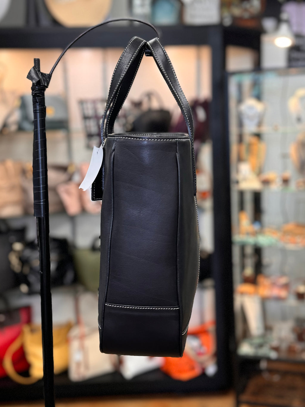 SOLD! Vintage Y2K COACH Black Leather Shoulder Bag NEW!