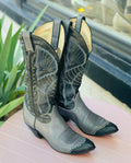 Tony Lama Black Leather Areli Western Boots Sz. 7 1/2