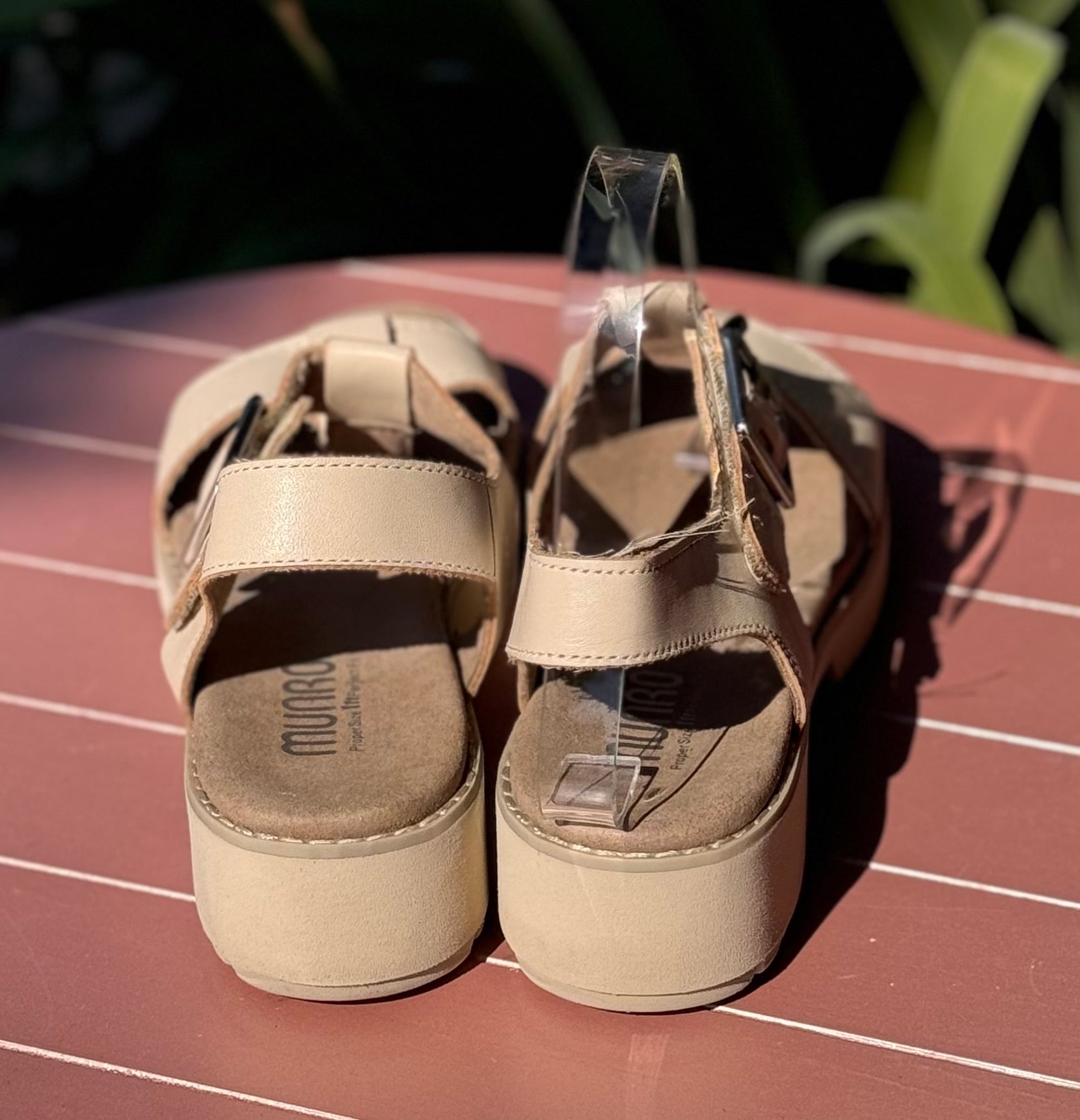 munro Mel Leather Slingback Sandals Sz. 7