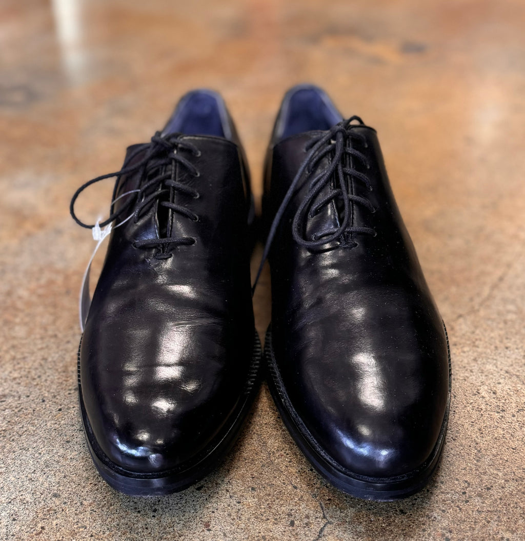 COLE HAAN Men’s Black Leather Lace Up Loafers Sz. 10 1/2