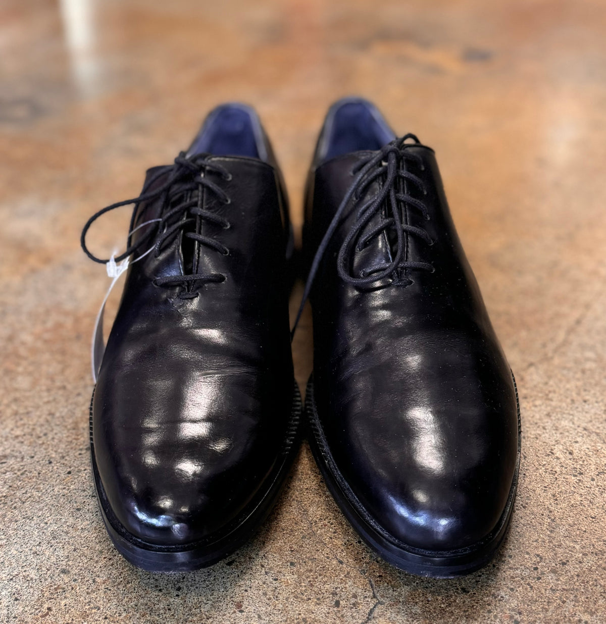 COLE HAAN Men’s Black Leather Lace Up Loafers Sz. 10 1/2